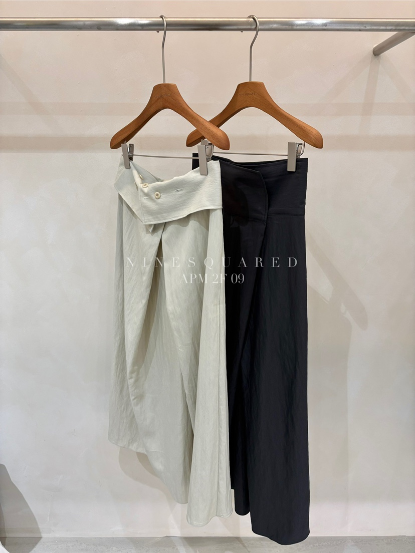 NINESQUARED韓國直郵女裝新品時尚人氣25春夏真品熱賣休閑長裙NINESQUARED長裙
