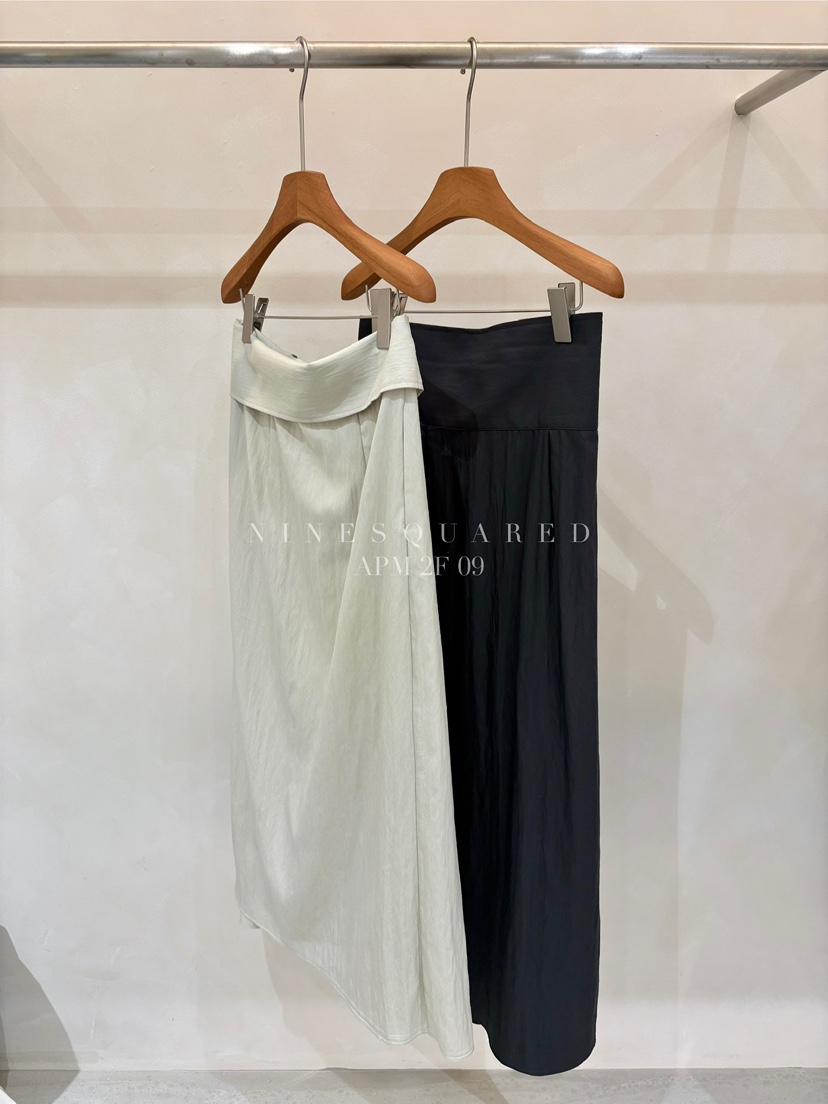 NINESQUARED韓國直郵女裝新品時尚人氣25春夏真品熱賣休閑長裙NINESQUARED長裙