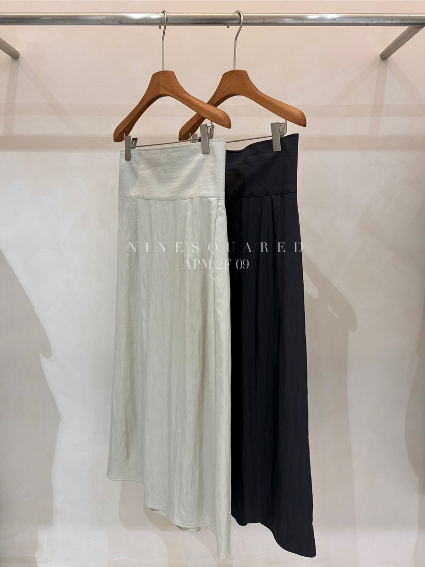 NINESQUARED韓國直郵女裝新品時尚人氣25春夏真品熱賣休閑長裙NINESQUARED長裙