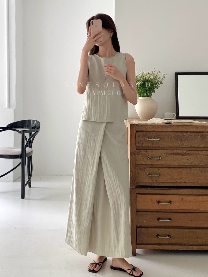 NINESQUARED東大門直郵女士新品人氣25春夏推薦馬甲兩面可穿NINESQUARED馬甲