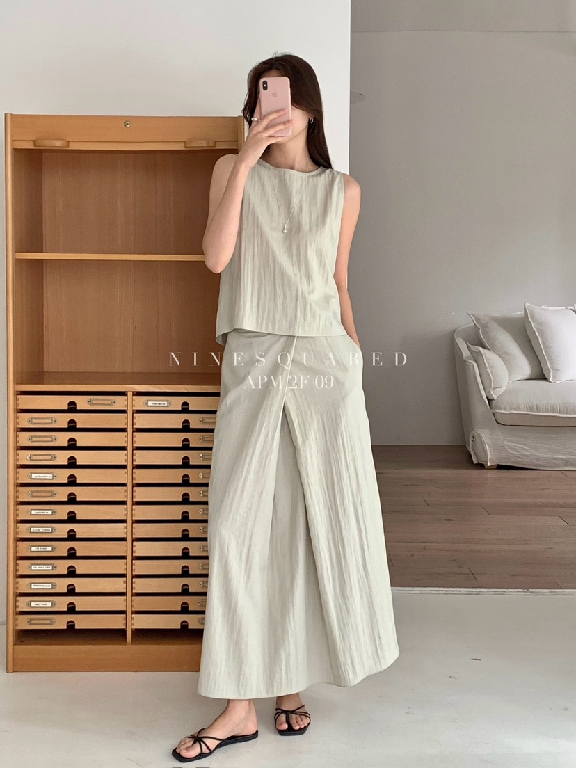 NINESQUARED東大門直郵女士新品人氣25春夏推薦馬甲兩面可穿NINESQUARED馬甲