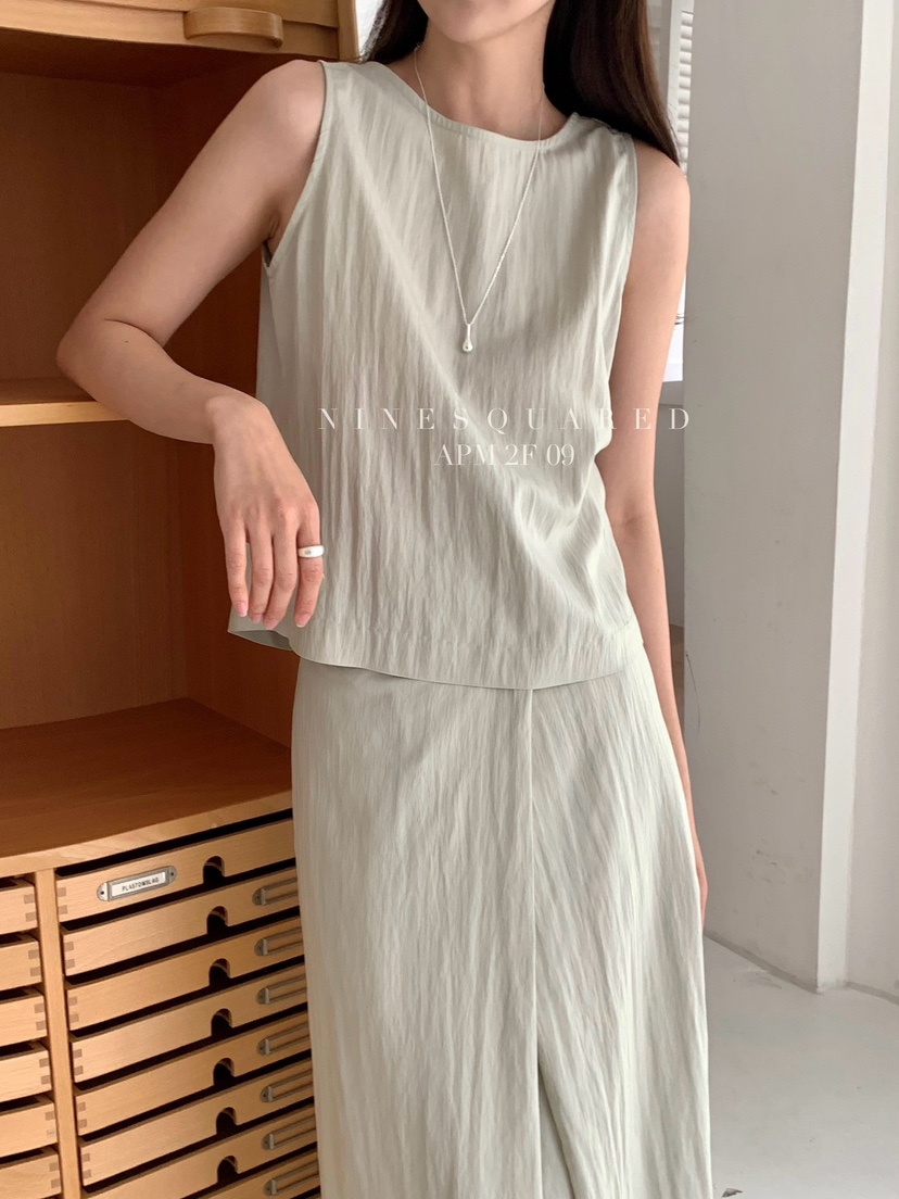 NINESQUARED東大門直郵女士新品人氣25春夏推薦馬甲兩面可穿NINESQUARED馬甲