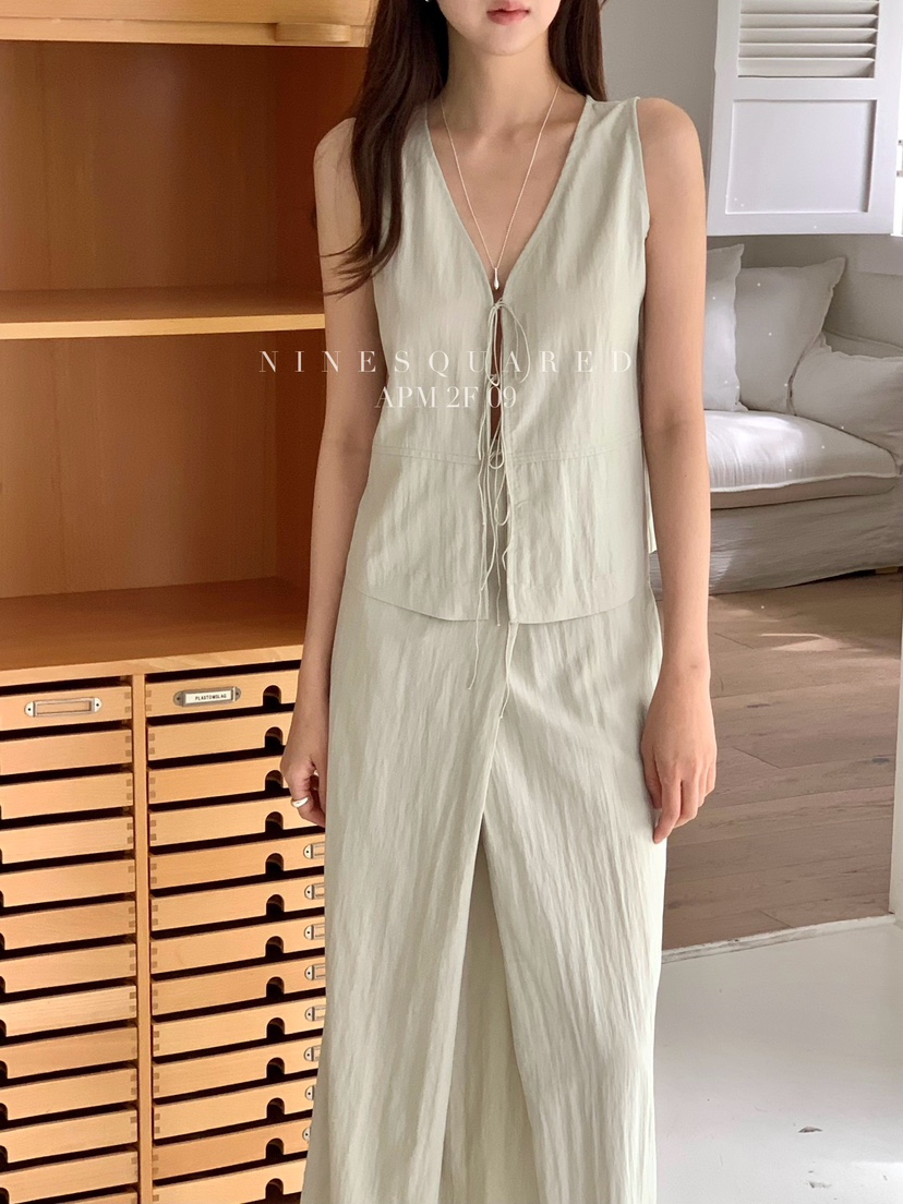 NINESQUARED東大門直郵女士新品人氣25春夏推薦馬甲兩面可穿NINESQUARED馬甲