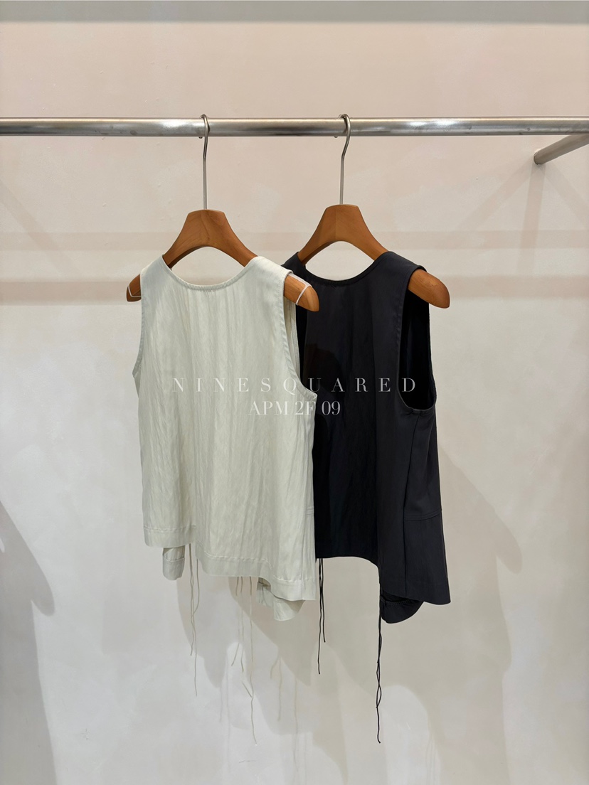 NINESQUARED東大門直郵女士新品人氣25春夏推薦馬甲兩面可穿NINESQUARED馬甲