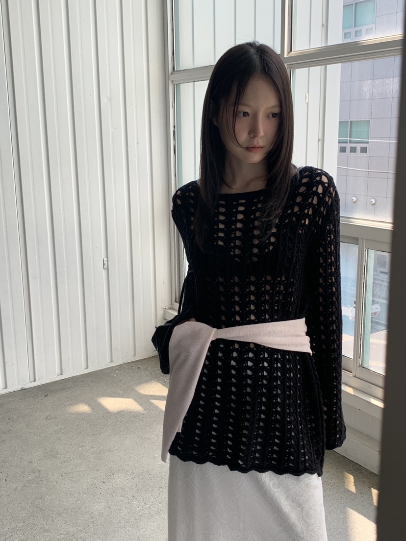 LOGARDEN韓國代購女裝新款時尚休閑真品人氣25春夏熱賣針織衫LO GARDEN針織衫
