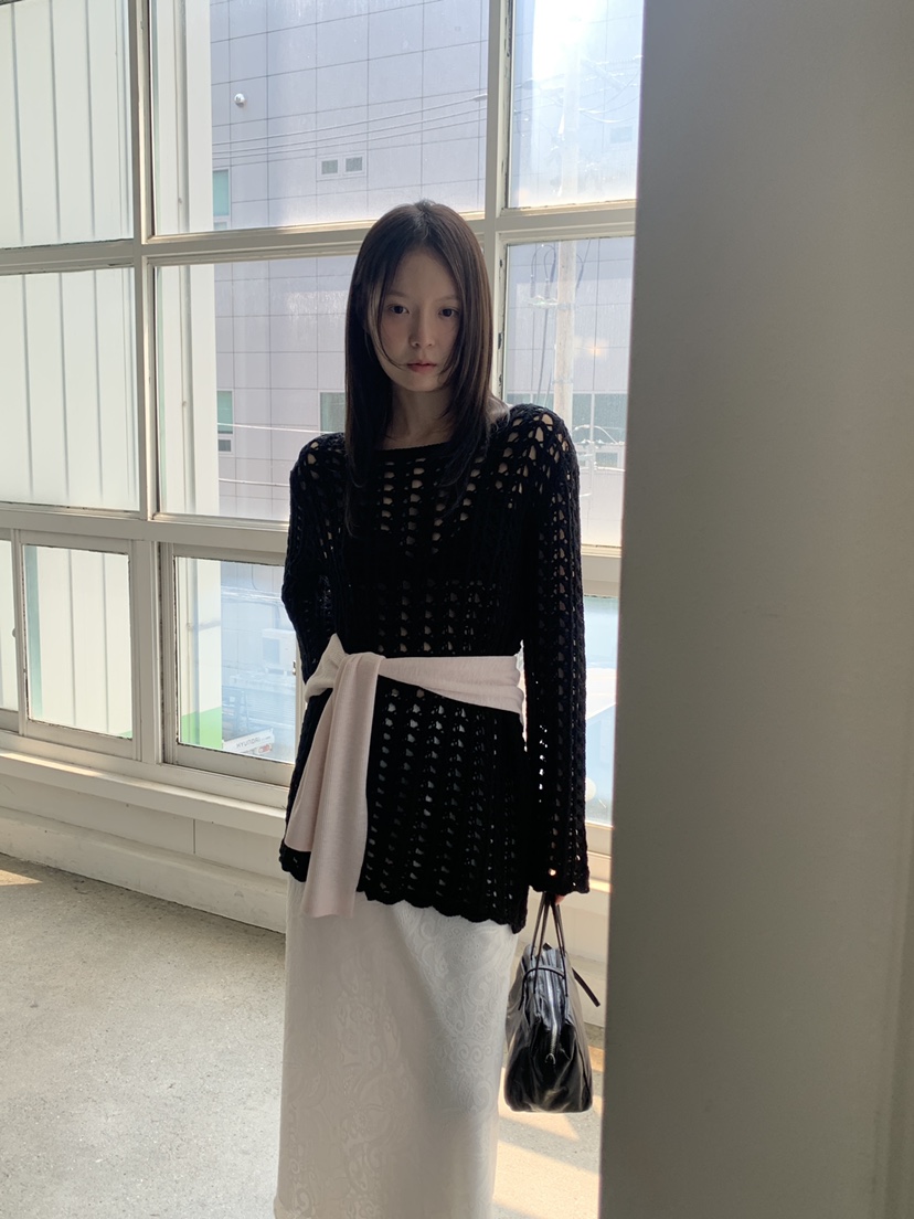 LOGARDEN韓國代購女裝新款時尚休閑真品人氣25春夏熱賣針織衫LO GARDEN針織衫