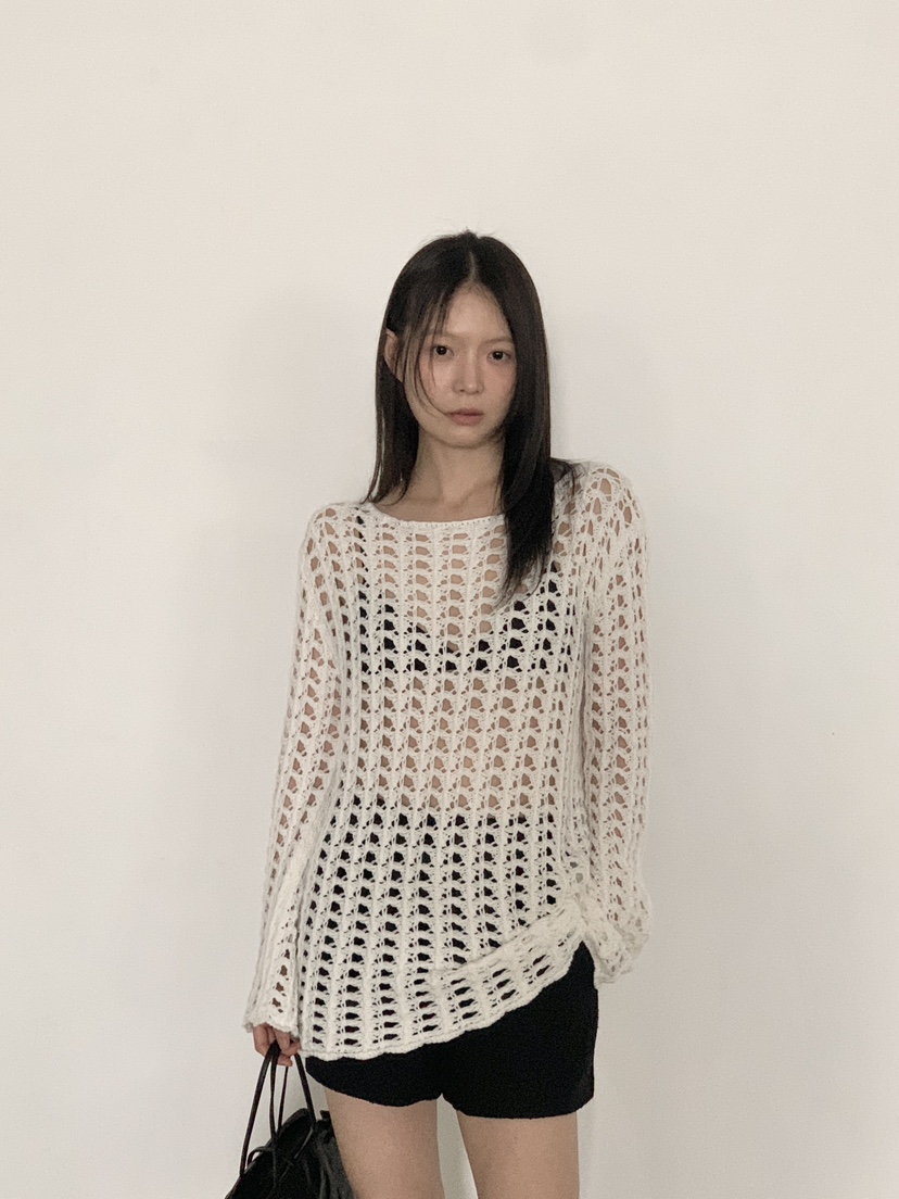 LOGARDEN韓國代購女裝新款時尚休閑真品人氣25春夏熱賣針織衫LO GARDEN針織衫圖色2