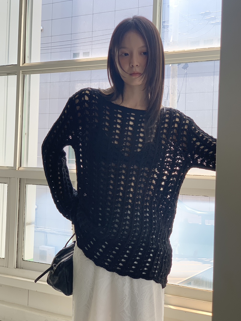 LOGARDEN韓國代購女裝新款時尚休閑真品人氣25春夏熱賣針織衫LO GARDEN針織衫圖色4