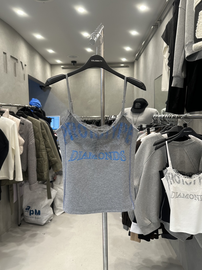 CELEBRITY-A韓國直郵女士新品25春夏熱賣時尚職業吊帶背心CELEBRITY-A吊帶/背心圖色2