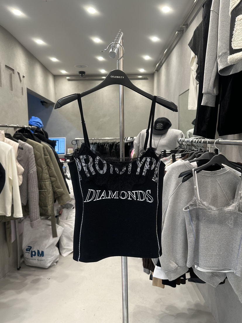 CELEBRITY-A韓國直郵女士新品25春夏熱賣時尚職業吊帶背心CELEBRITY-A吊帶/背心圖色3