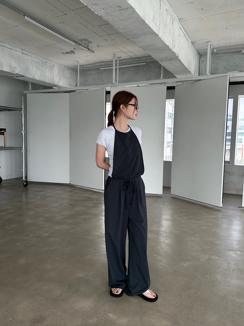 UNBOUND韓國直郵女裝新品人氣25春夏熱賣時尚真品休閑背帶褲UNBOUND背帶褲