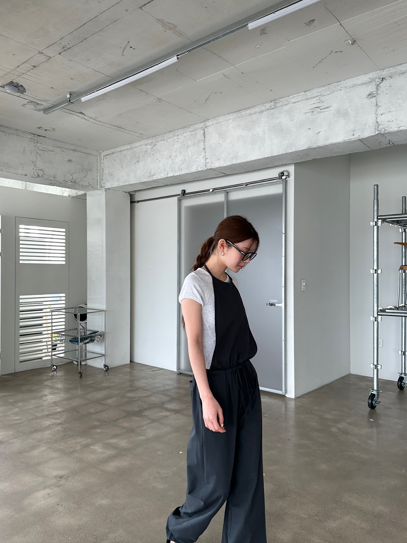 UNBOUND韓國直郵女裝新品人氣25春夏熱賣時尚真品休閑背帶褲UNBOUND背帶褲