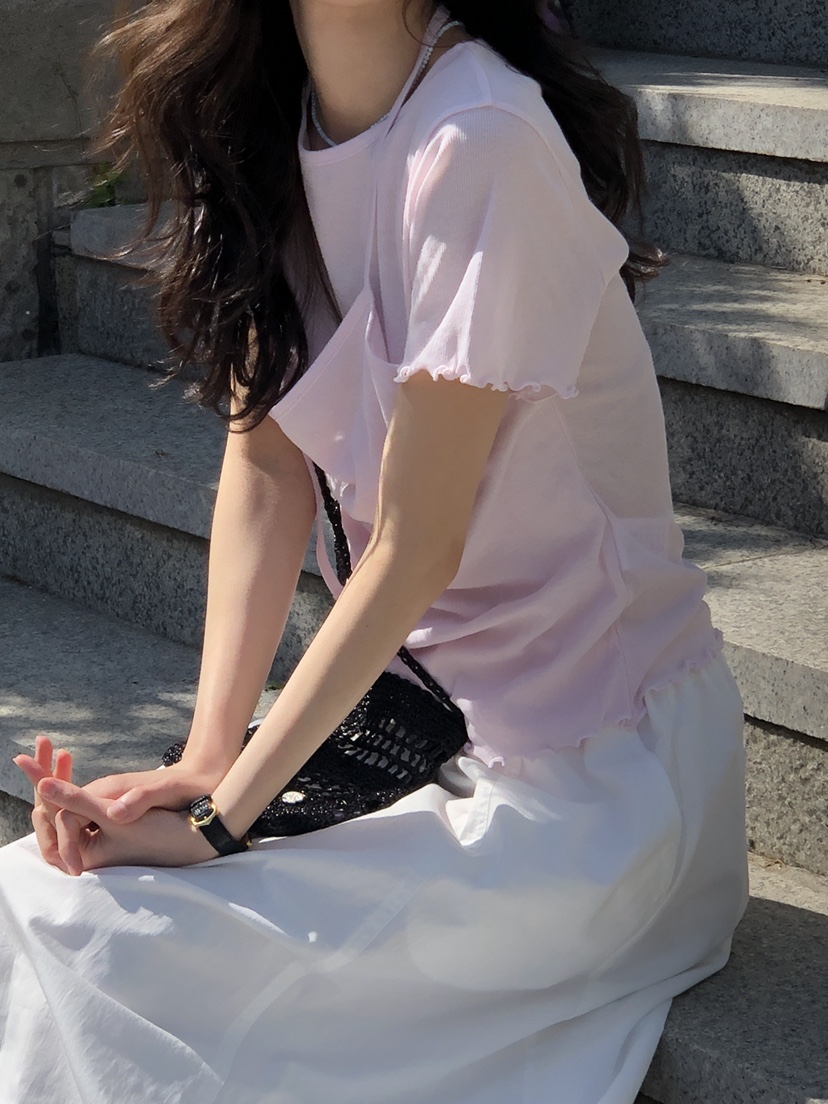 ERUME東大門實拍女士新款休閑時尚真品25春夏人氣職業推薦T恤ERUMET恤