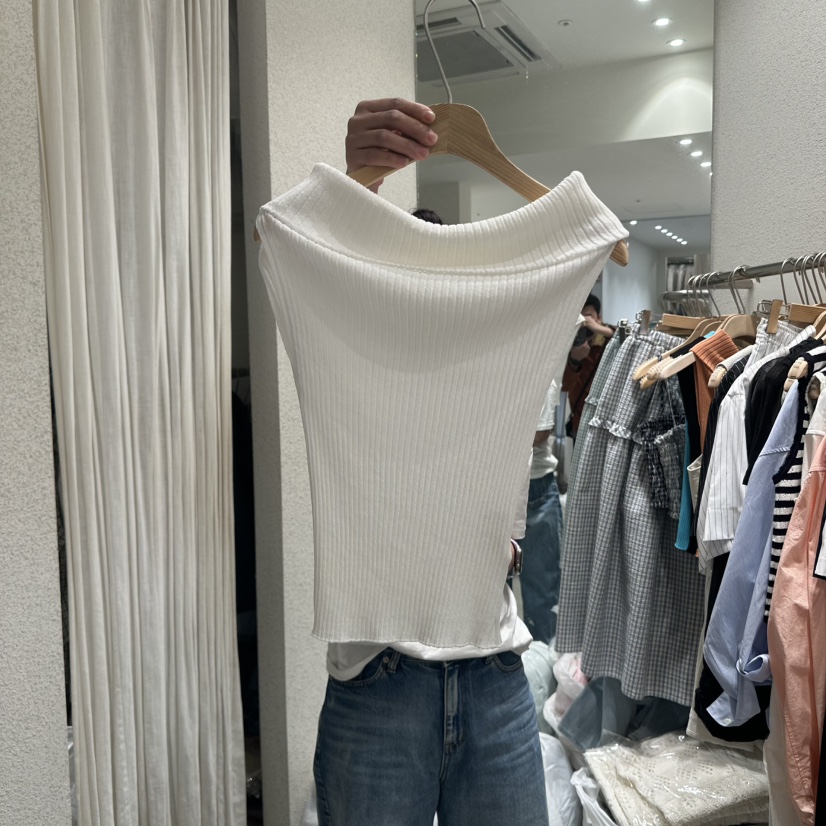 SSEMIENNE東大門直郵女士新品熱賣職業25春夏真品吊帶背心露肩SSEMIENNE吊帶/背心