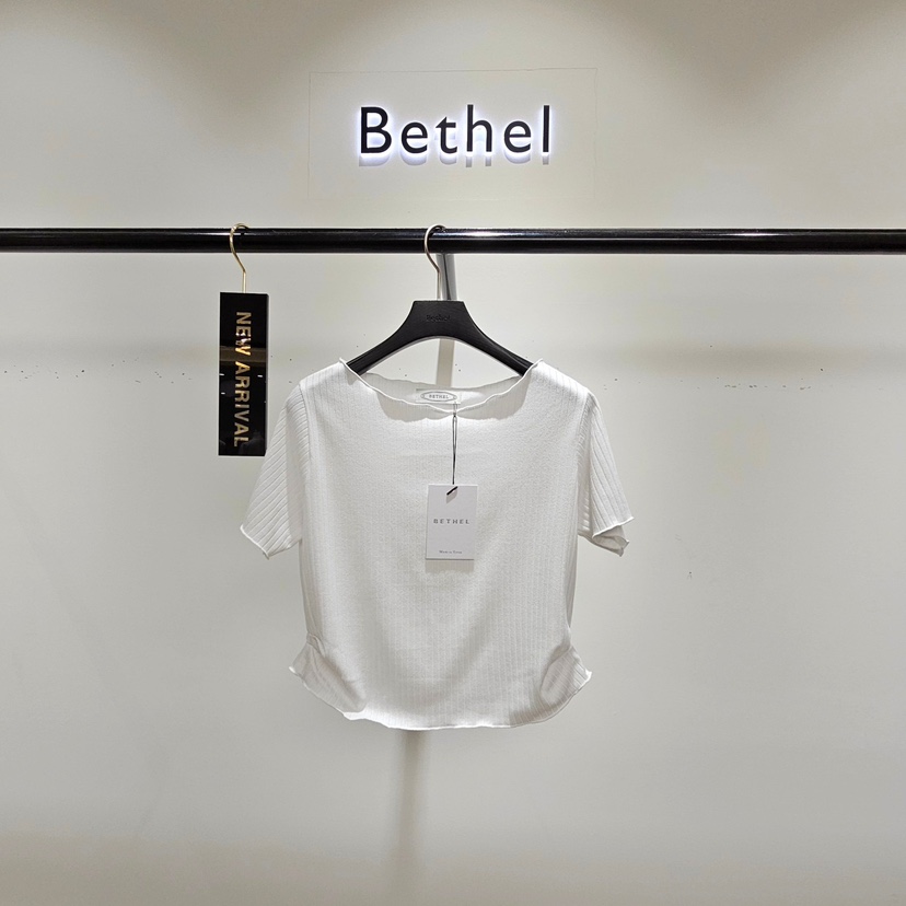 BETHEL東大門實拍女裝新款25春夏真品熱賣推薦人氣職業休閑T恤BETHELT恤