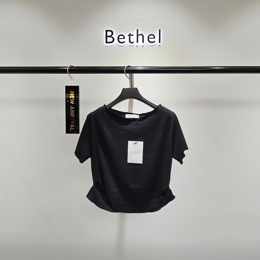 BETHEL東大門實拍女裝新款25春夏真品熱賣推薦人氣職業休閑T恤BETHELT恤圖色3