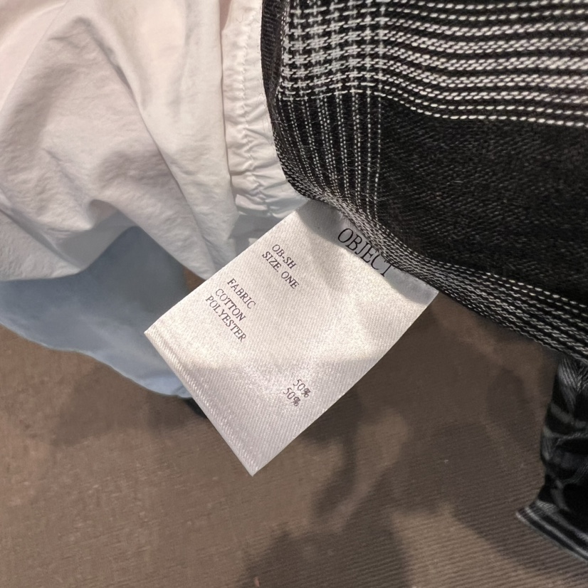 OBJECT東大門實拍女裝新品人氣職業25春夏真品時尚襯衫蕾絲衫OBJECT襯衫/蕾絲衫