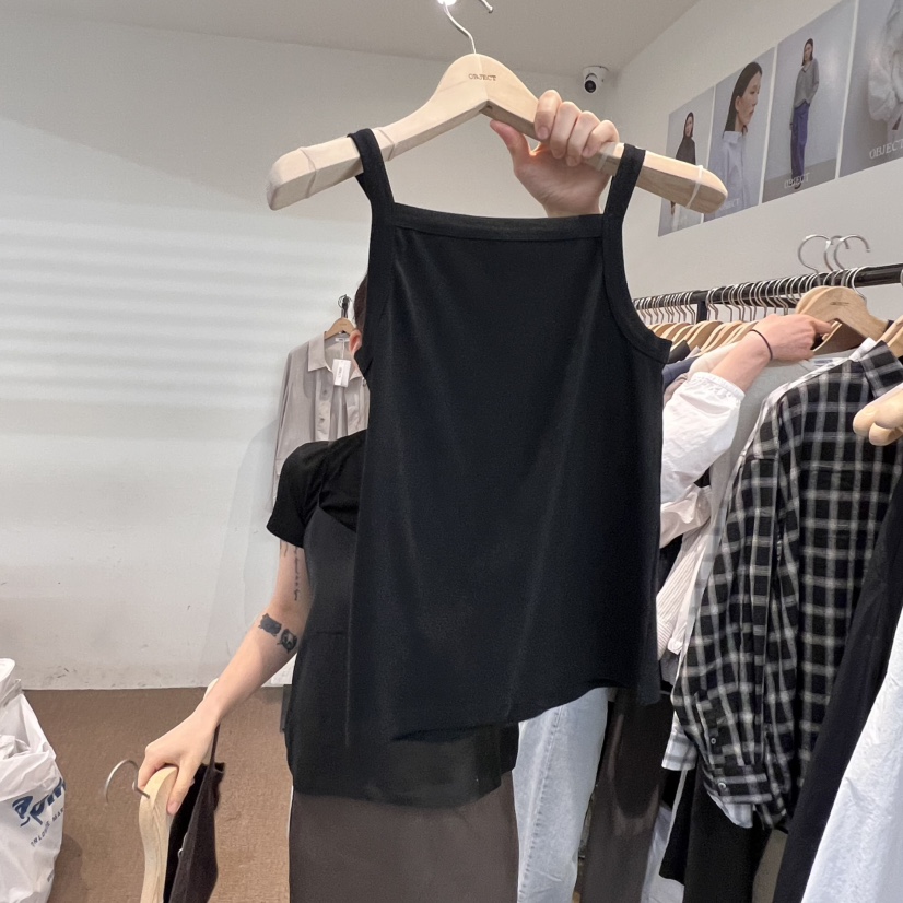 OBJECT東大門直郵女士新品熱賣休閑人氣職業推薦25春夏吊帶背心OBJECT吊帶/背心圖色4