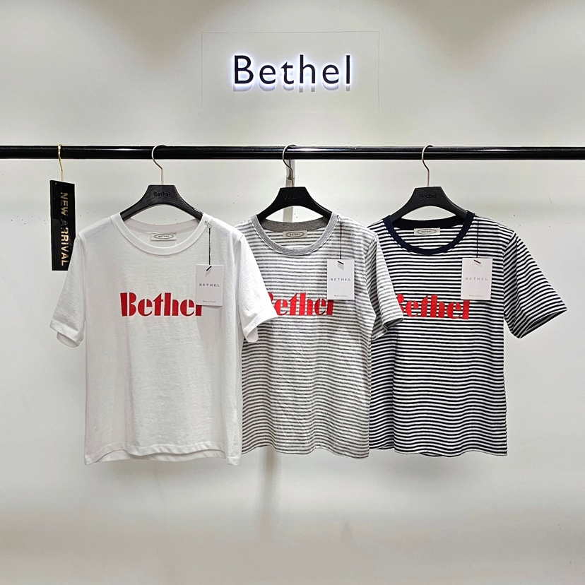 BETHEL東大門代購女士新款職業時尚25春夏推薦休閑熱賣真品T恤BETHELT恤