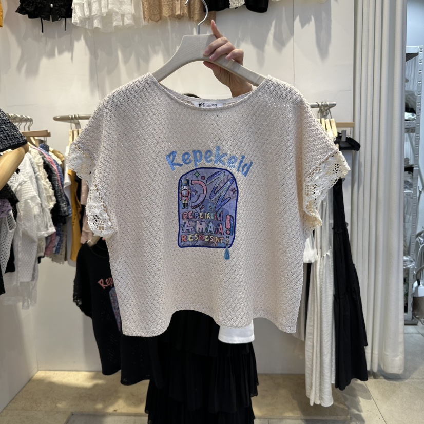 LADYBUG+ADORABLE韓國直郵女裝新品人氣推薦休閑時尚25春夏T恤LADYBUG/AdorableT恤圖色2