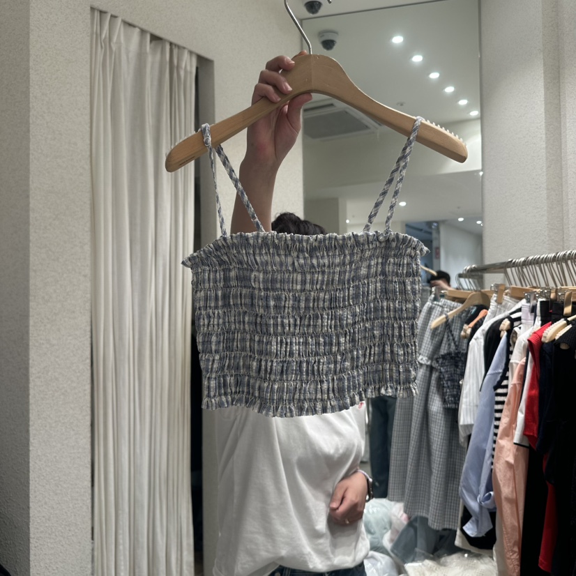 SSEMIENNE韓國直郵女裝新款25春夏時尚休閑職業熱賣吊帶背心SSEMIENNE吊帶/背心圖色2