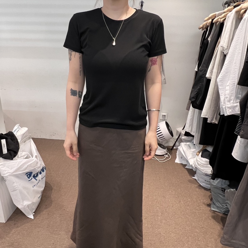 OBJECT東大門直郵女士新品時尚人氣休閑推薦熱賣真品職業T恤OBJECTT恤圖色5