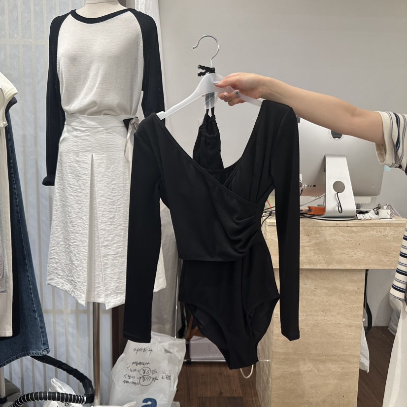 UNDERSTANDING韓國直郵女士新品時尚職業推薦熱賣25春夏長袖T恤UNDERSTANDING長袖T恤圖色3