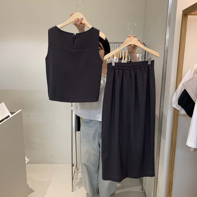OUTRENE東大門實拍女裝新款人氣職業推薦25春夏熱賣套裝套裝OUTRENE套裝
