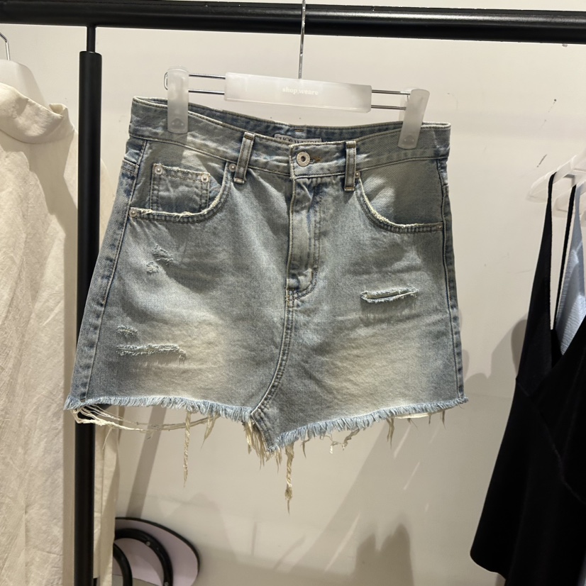 WE ARE/WELOVER韓國直郵女裝新品熱賣時尚職業推薦休閑短裙SHOP_WE ARE短裙圖色1
