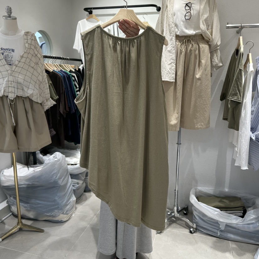 IN KIRA韓國直郵女士新品熱賣25春夏時尚休閑職業吊帶背心IN KIRA吊帶/背心