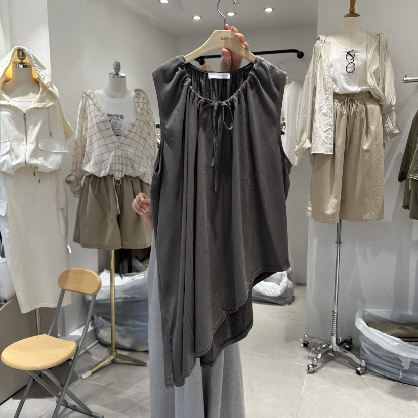 IN KIRA韓國直郵女士新品熱賣25春夏時尚休閑職業吊帶背心IN KIRA吊帶/背心圖色3