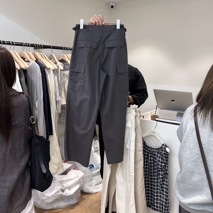 JINSIM韓國直郵女裝新款時尚真品熱賣人氣職業推薦25春夏休閑褲JINSIM休閑褲