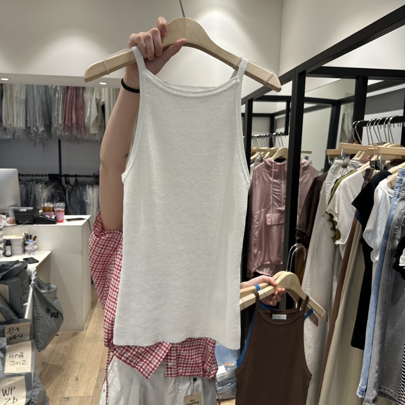BRUNI/RICOTTA東大門代購女裝新品時尚職業休閑真品吊帶背心BRUNI/RICOTTA吊帶/背心