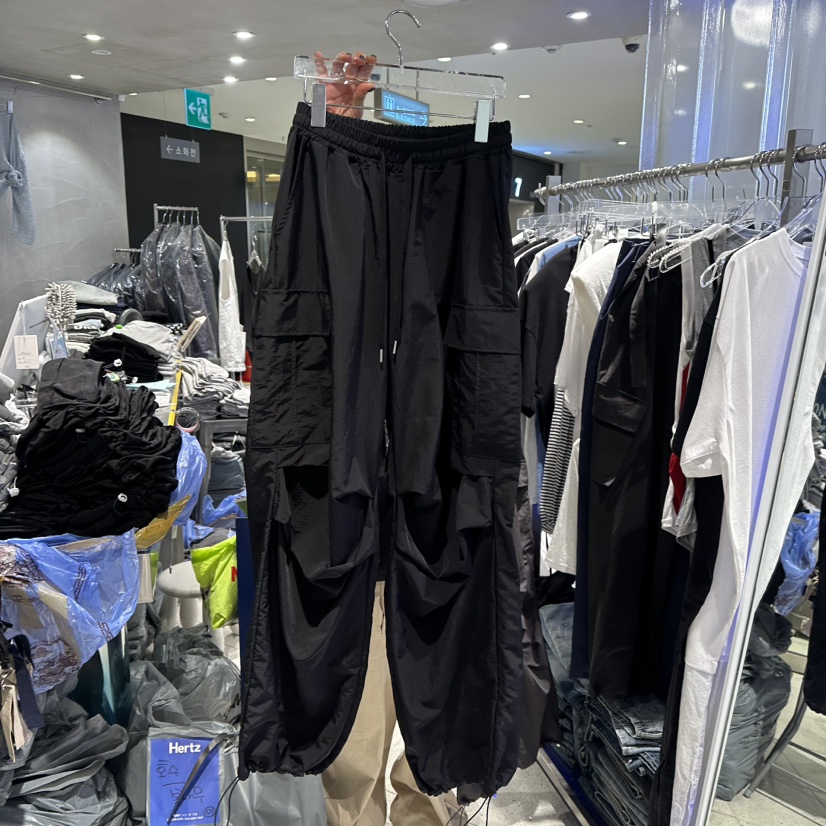 HERTZ-P韓國直郵女裝新品熱賣推薦25春夏人氣真品休閑褲尼龍HERTZ-P休閑褲圖色2