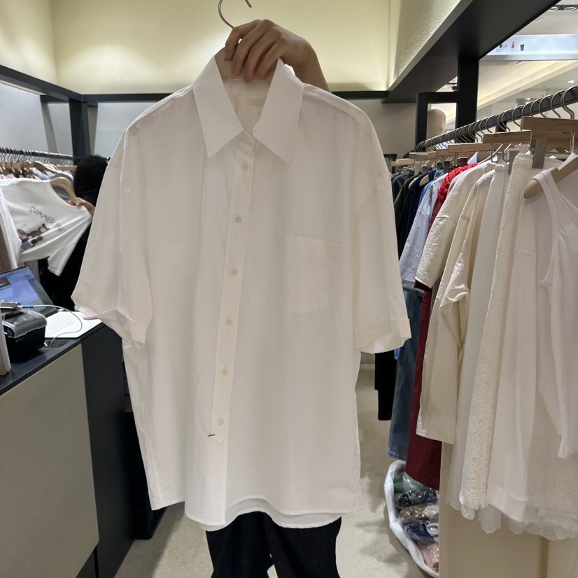 SELF SERVICE東大門實拍女裝新款推薦休閑25春夏襯衫蕾絲衫SELF SERVICE襯衫/蕾絲衫