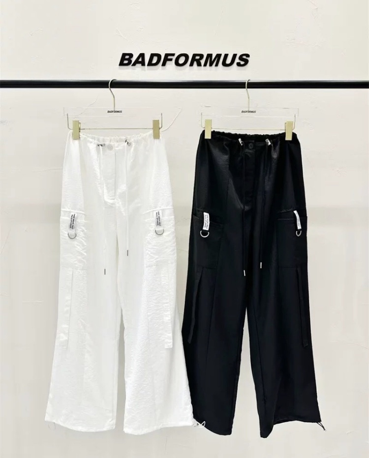 BADFORMUS東大門代購女士新款25春夏時尚人氣休閑職業休閑褲BADFORMUS休閑褲