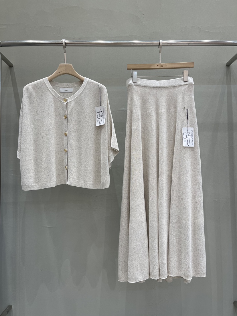 THE MUI東大門實拍女士新品25春夏時尚真品套裝兩件套套裝Mu:i-A套裝