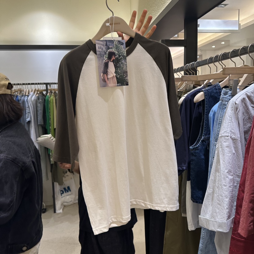 SELF SERVICE韓國代購女士新品25春夏休閑真品人氣熱賣T恤SELF SERVICET恤圖色2