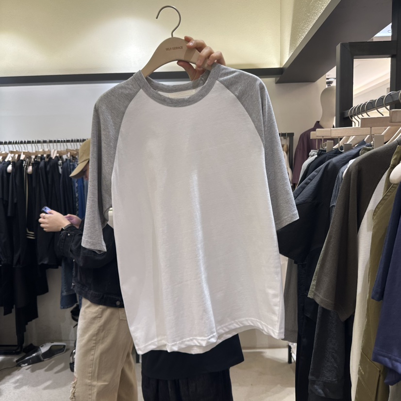 SELF SERVICE韓國代購女士新品25春夏休閑真品人氣熱賣T恤SELF SERVICET恤圖色3