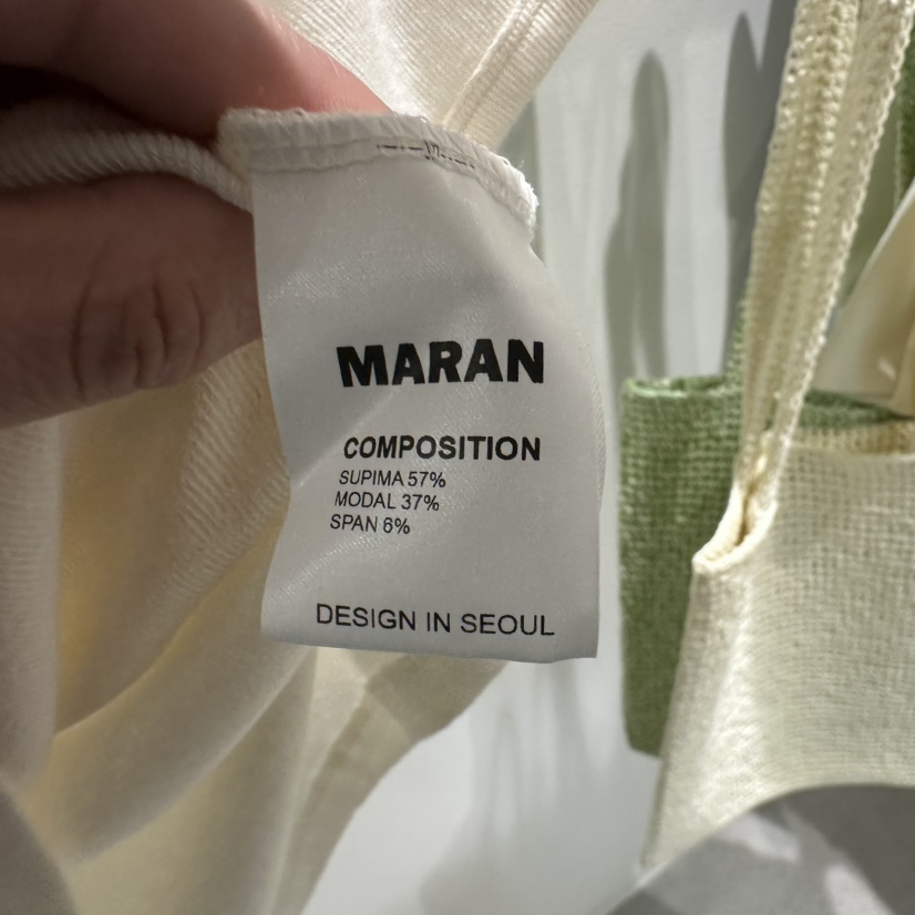 MARAN-P東大門代購女裝新款人氣時尚職業休閑真品25春夏T恤圓領MARANT恤