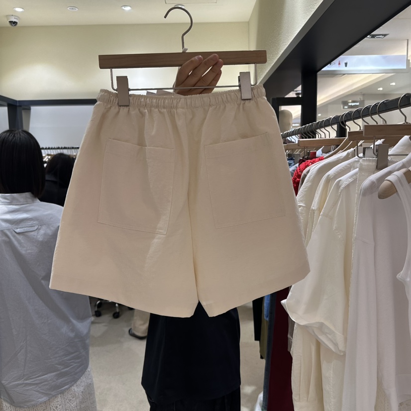 SELF SERVICE韓國直郵女士新品熱賣時尚休閑推薦人氣短褲刺繡SELF SERVICE短褲