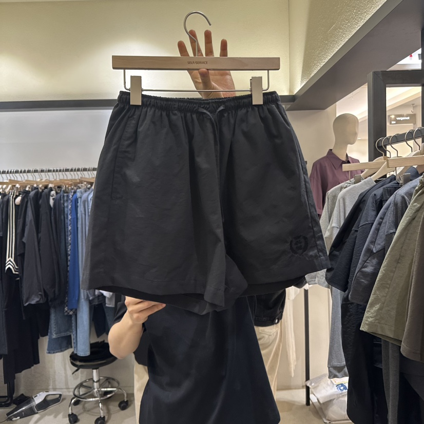 SELF SERVICE韓國直郵女士新品熱賣時尚休閑推薦人氣短褲刺繡SELF SERVICE短褲圖色5
