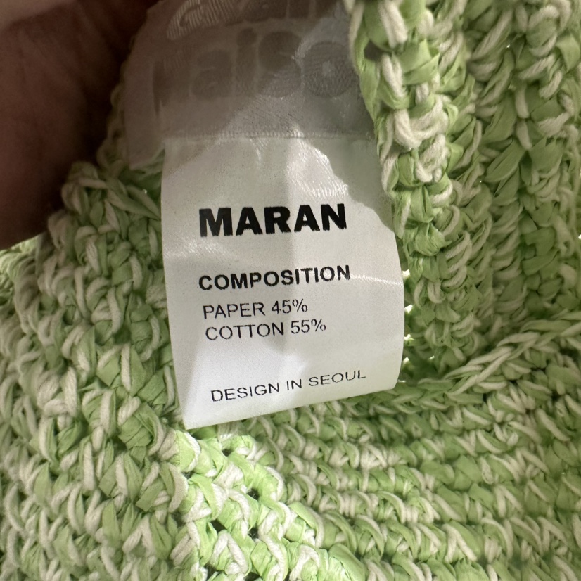 MARAN-P韓國代購女士新品推薦25春夏時尚真品單肩斜跨包手工MARAN單肩/斜跨包