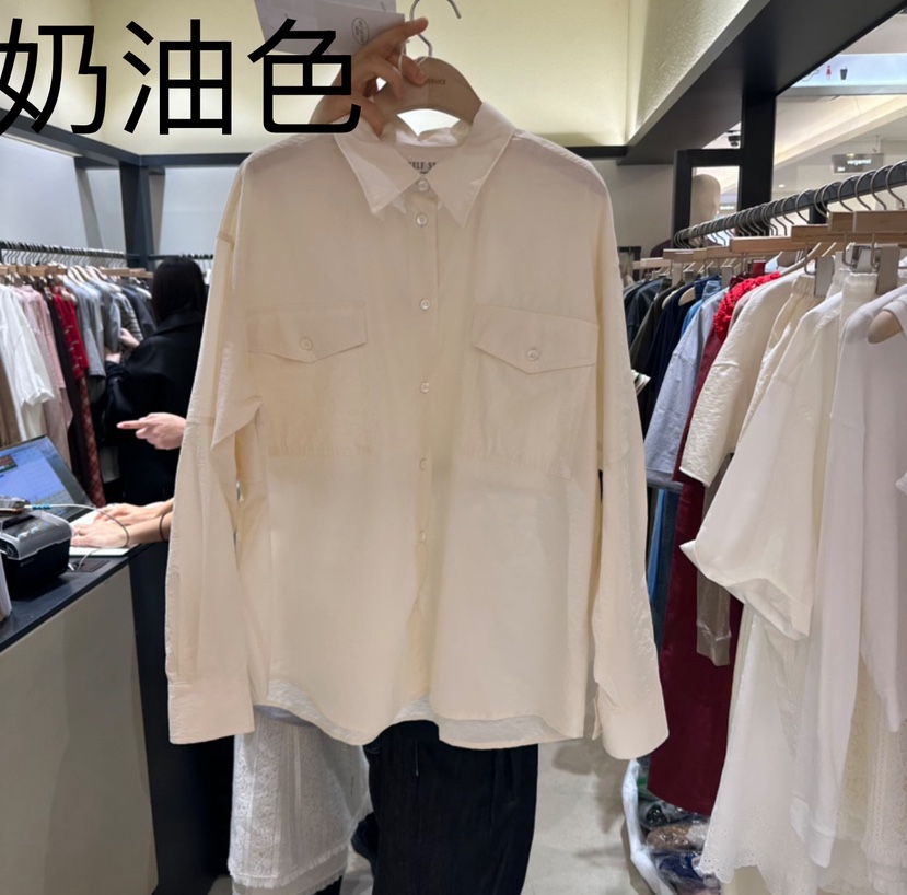 SELF SERVICE東大門直郵女士新品推薦時尚人氣職業襯衫蕾絲衫SELF SERVICE襯衫/蕾絲衫圖色2