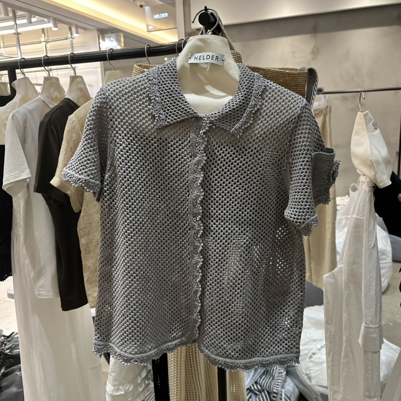 HELDER-P東大門直郵女裝新品真品休閑熱賣職業針織衫口袋手工HELDER針織衫