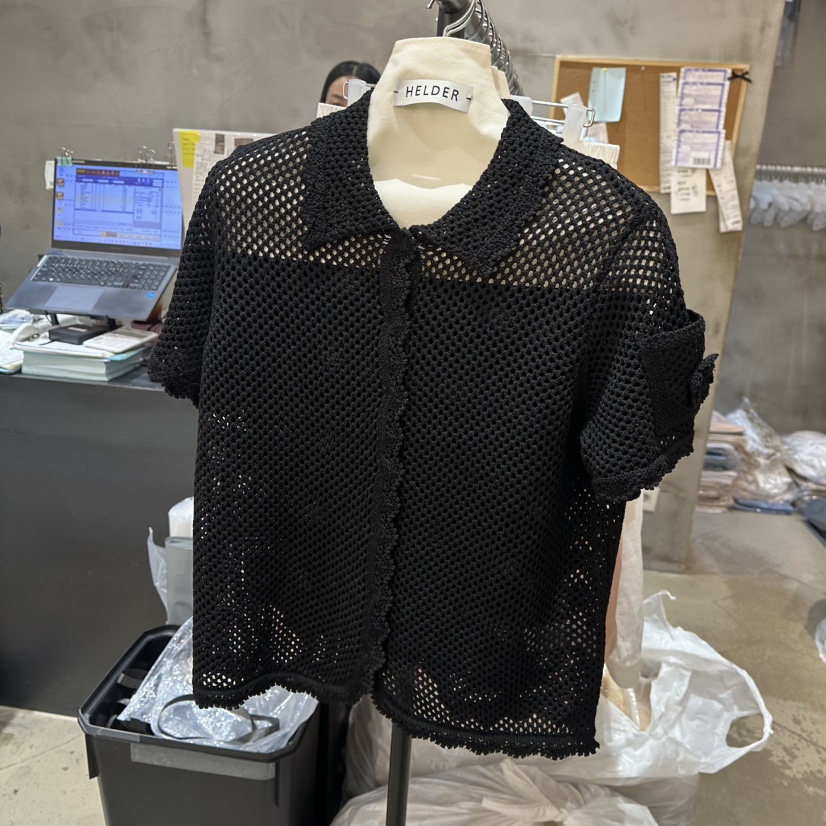 HELDER-P東大門直郵女裝新品真品休閑熱賣職業針織衫口袋手工HELDER針織衫圖色3