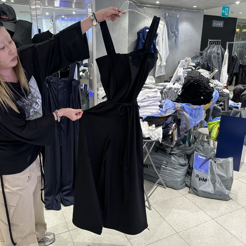 HERTZ-P東大門代購女裝新款休閑人氣時尚真品25春夏連體褲腰帶HERTZ-P連體褲圖色3