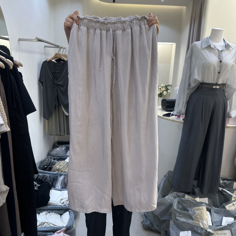 MATIERE韓國代購女士新款熱賣推薦休閑真品25春夏休閑褲透明MATIERE休閑褲圖色2