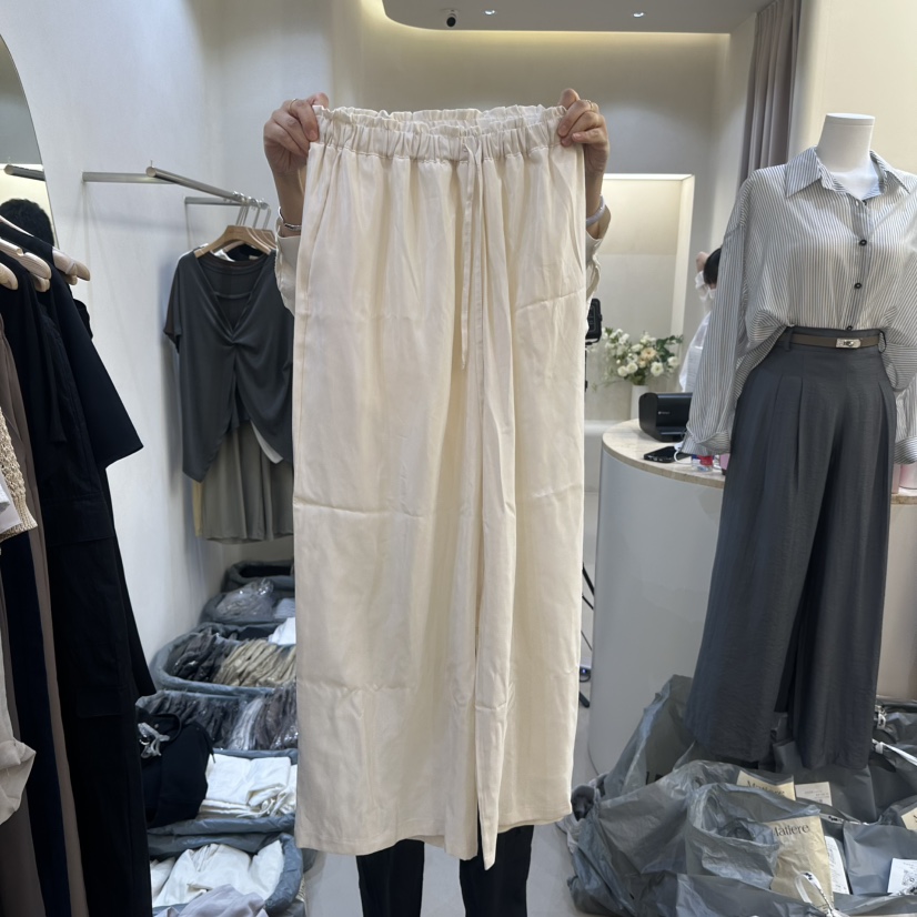 MATIERE韓國代購女士新款熱賣推薦休閑真品25春夏休閑褲透明MATIERE休閑褲圖色3