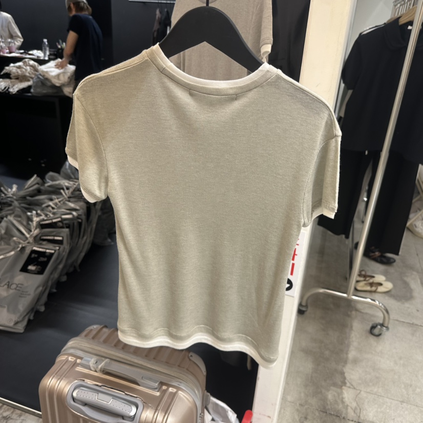 PROJECT WAVE-P韓國代購女裝新品25春夏職業休閑T恤假兩件PROJECT WAVET恤